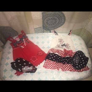 Set of 4th of July dresses